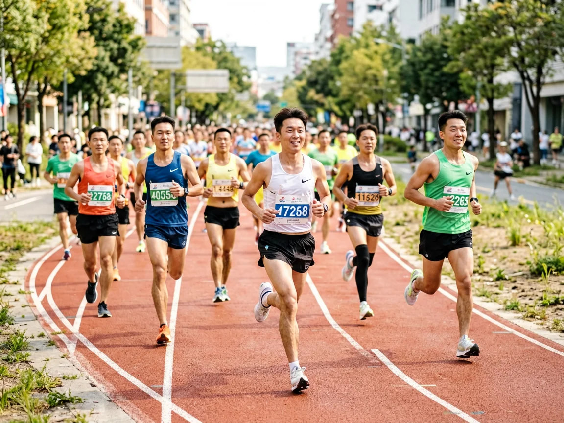 大众田径爱好者参赛Tian